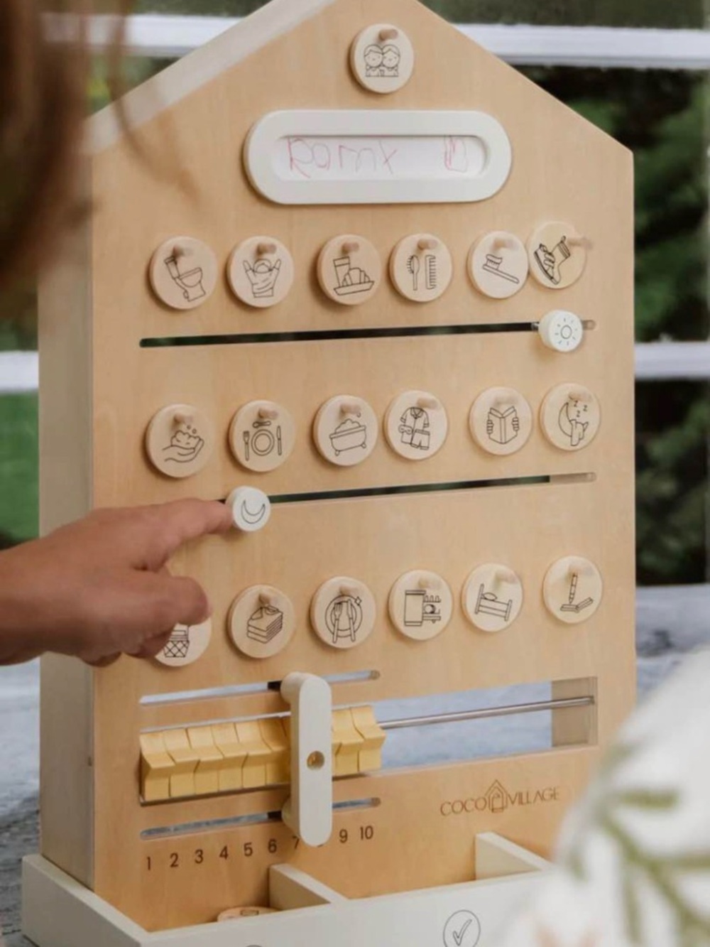 Coco Village Wooden Routine Board - Picture 2 of 6